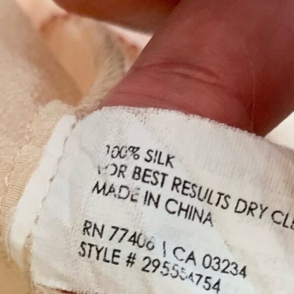 Club Monaco Salyie Camisole Blouse Tank Top Silk Shoulder Tie Pale pink Size  XS - Picture 10 of 11